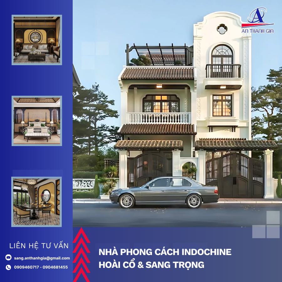 nhà phong cách indochine