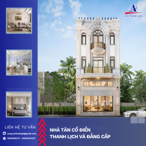 nhà tân cổ điển